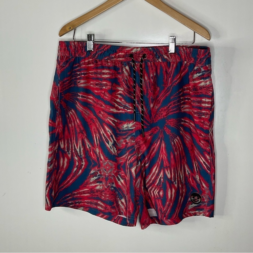 Neff Swim Trunks Tie Dye‎ Print Size Xlarge